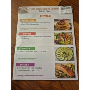 7-Day Cholesterol Lowering Meal Ideas Healthy Breakfast Lunch Dinner Snack s1